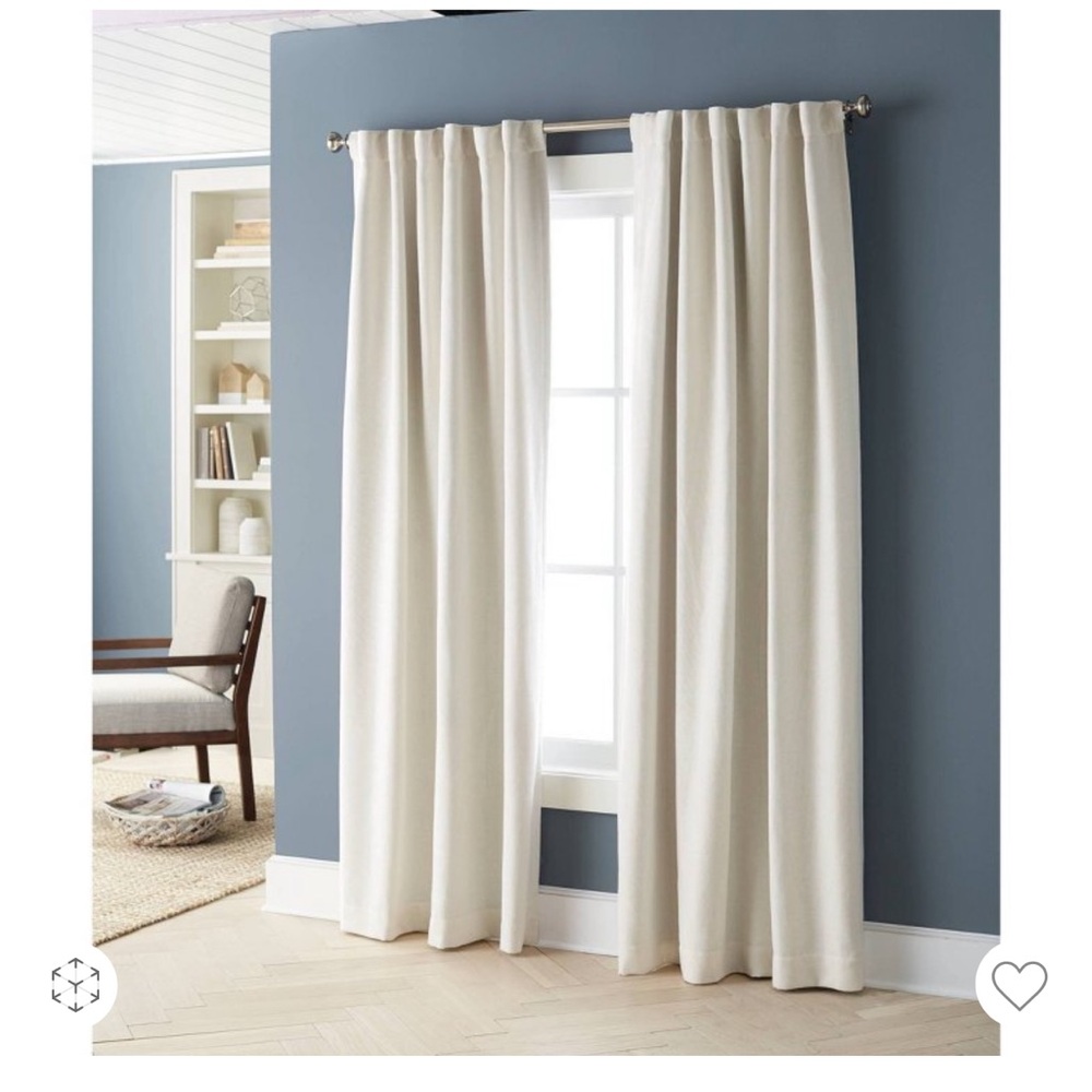 Blackout curtains: 50”x95” Blackout Aruba window curtain panels (4 panels)